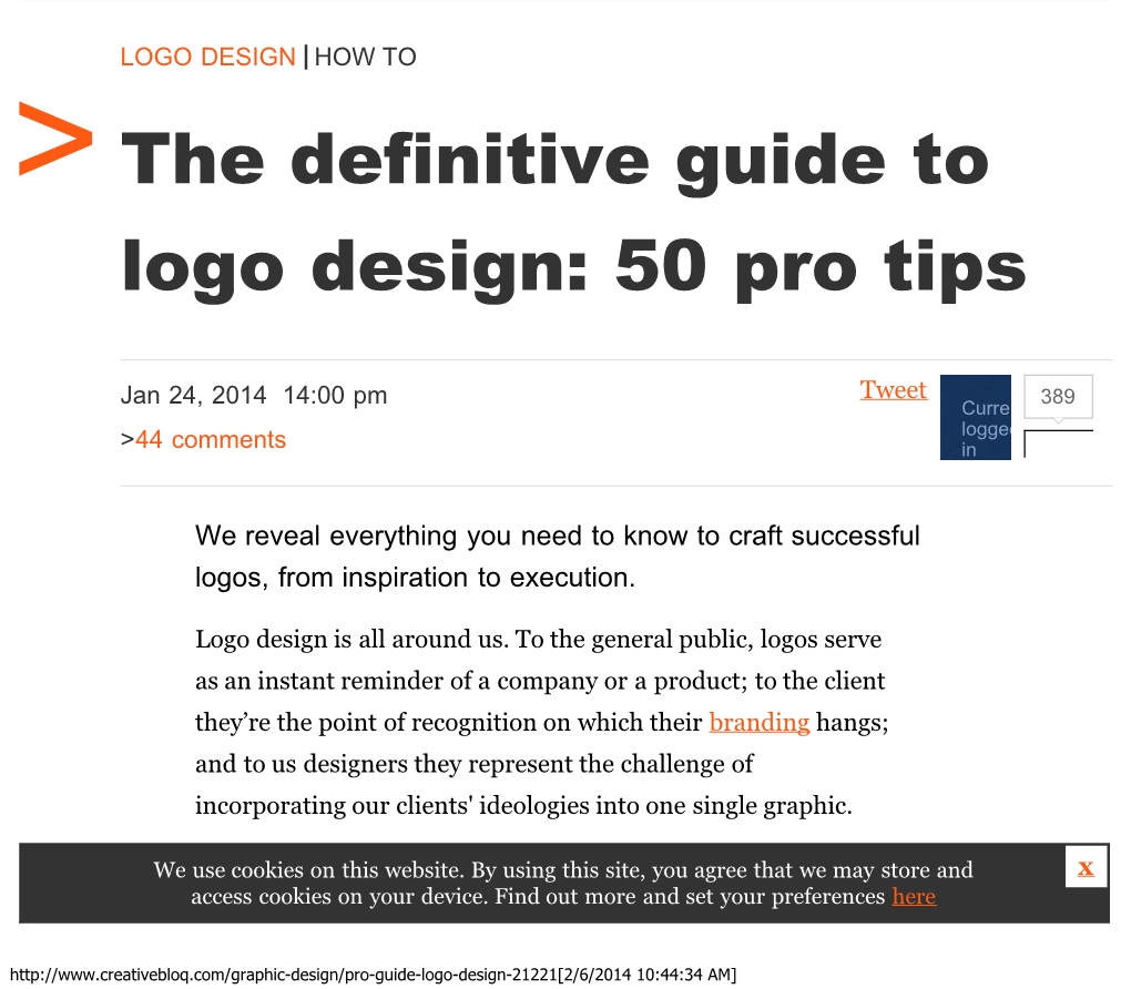 The Definitive Guide to Logo Design: 50 Pro Tips | Logo Design | Creative Bloq