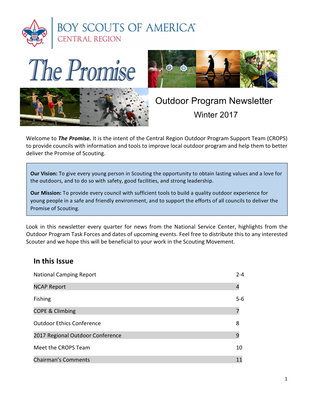 Promise Newsletter Winter 2017