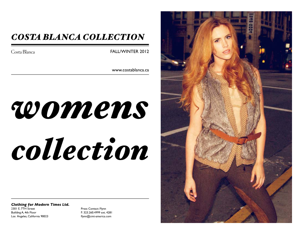 Costa Blanca Collection Fall/Winter 2012