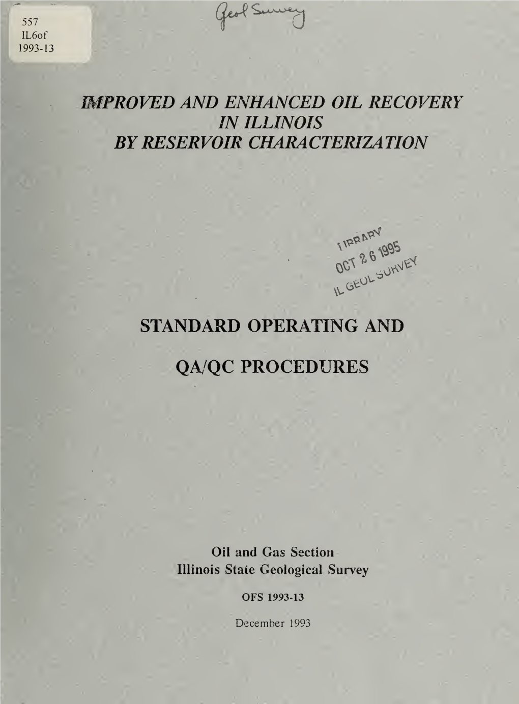 Improved and Enhanced Oil Recovery in Illinois by Reservoir Characterization