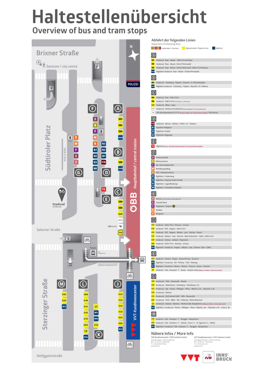 Nightliner / Innsbruck - Ampass - Aldrans - Lans - Sistrans - Rinn - Tulfes