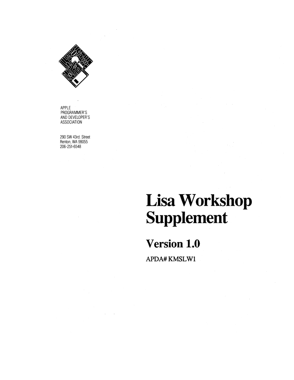 Lisa Workshop Supplement