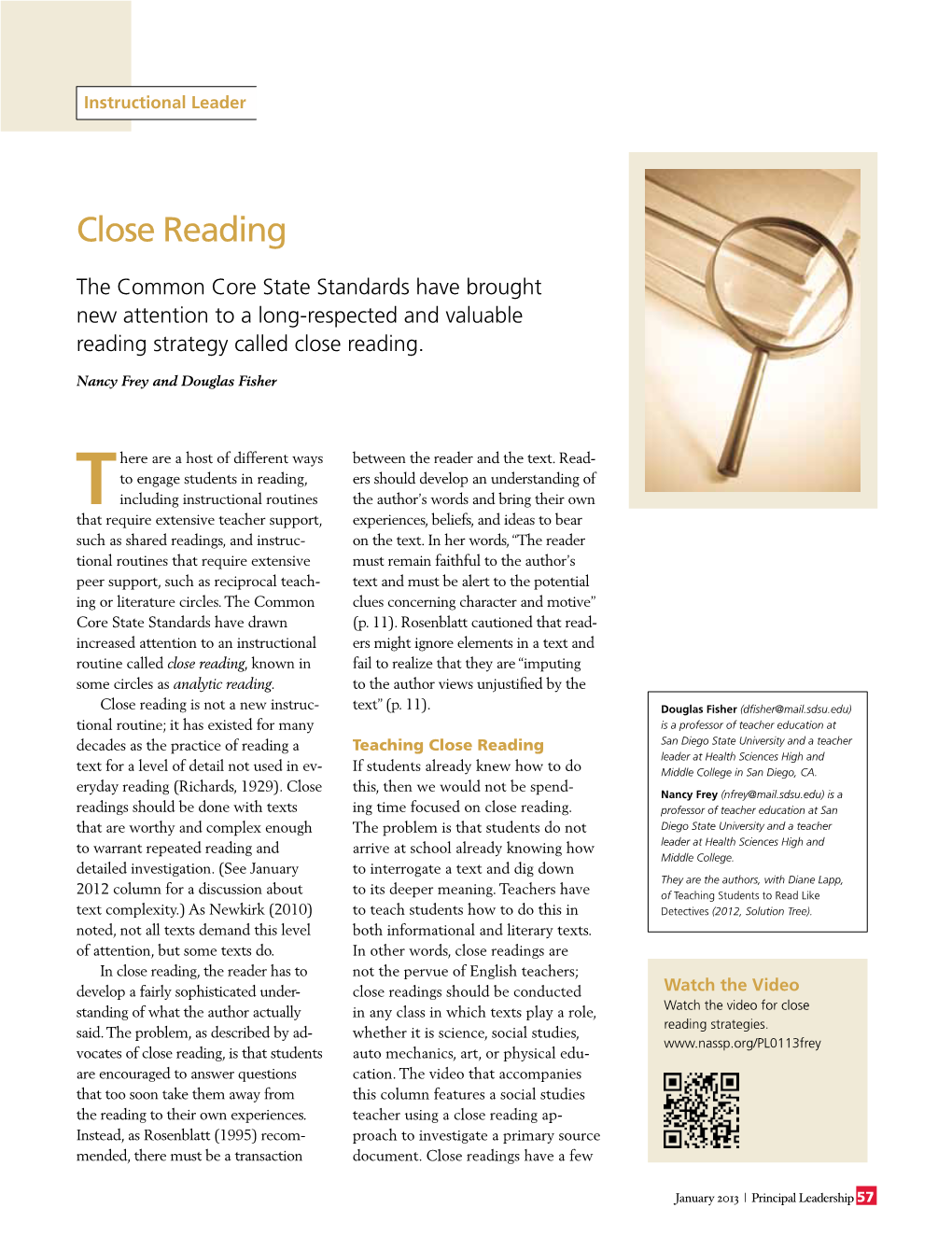 Close Reading Explained