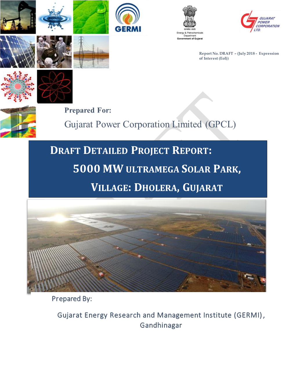 Detailed Project Report: Dholera Solar Park|Executive Summary