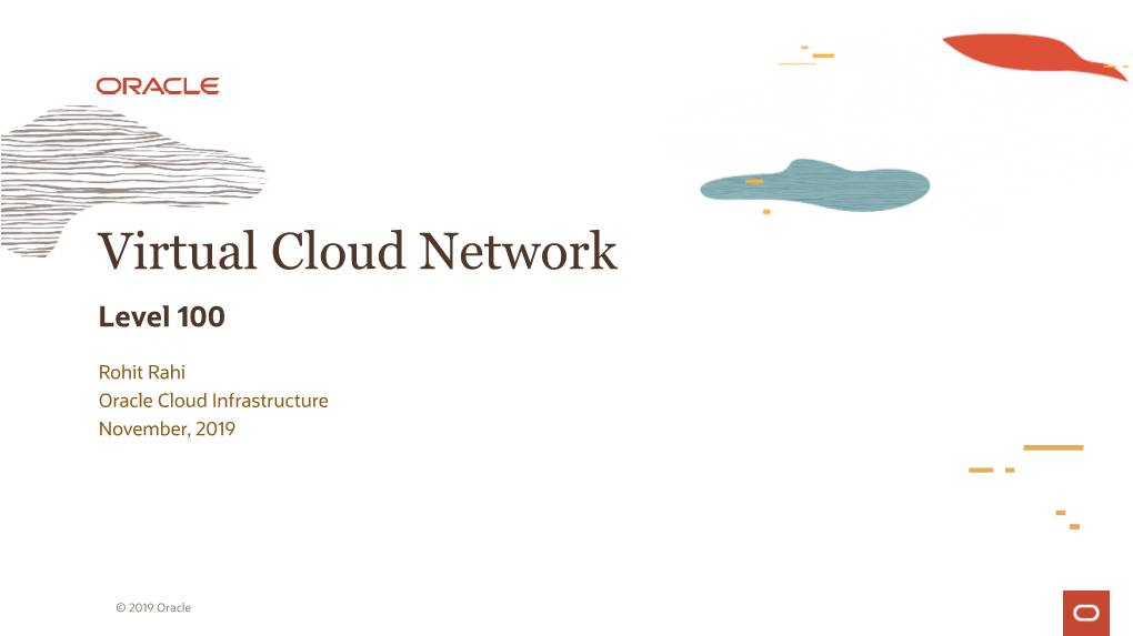 Virtual Cloud Network Level 100