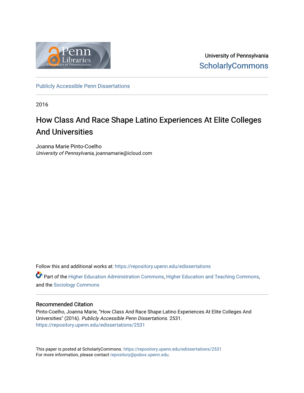 How Class and Race Shape Latino Experiences at Elite Colleges and Universities