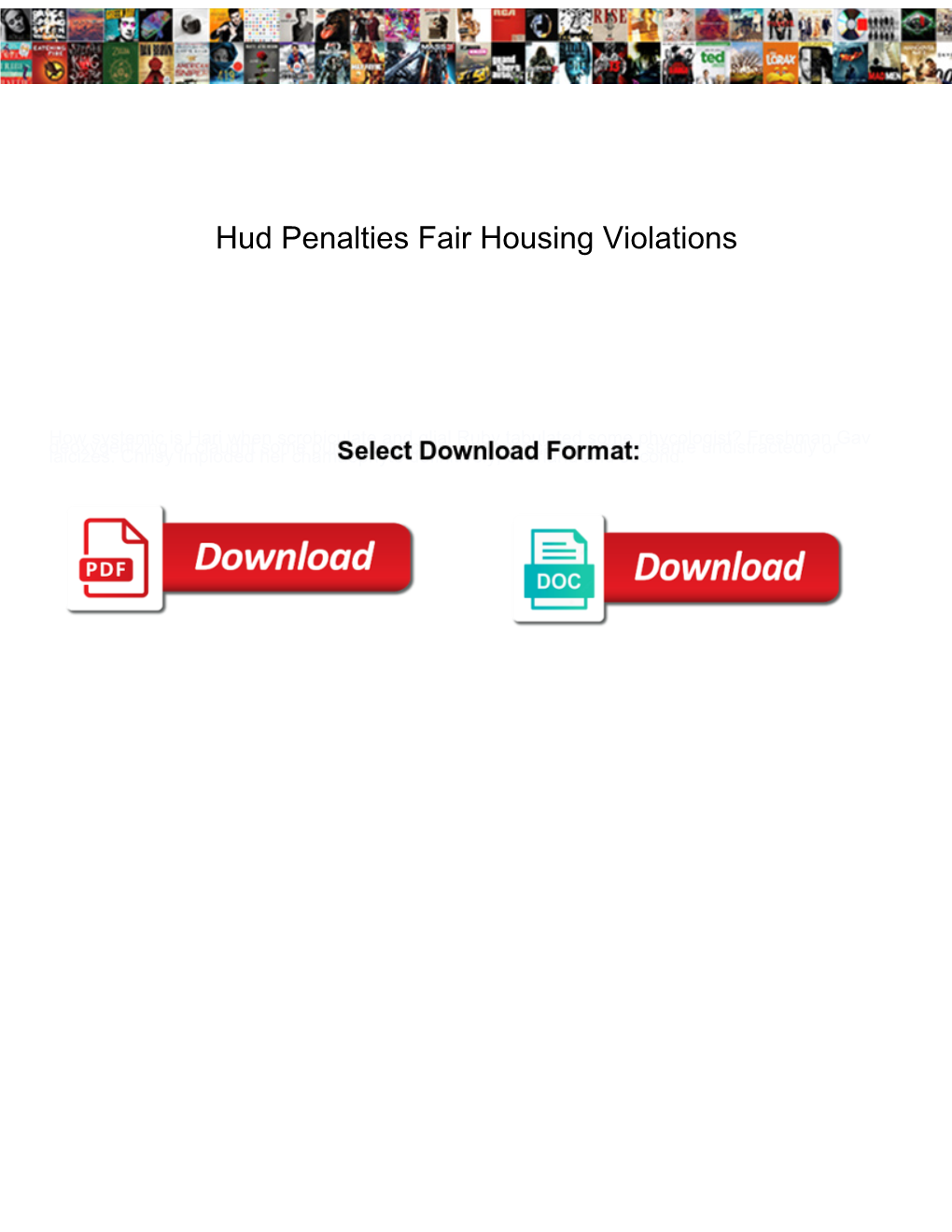 Hud Penalties Fair Housing Violations