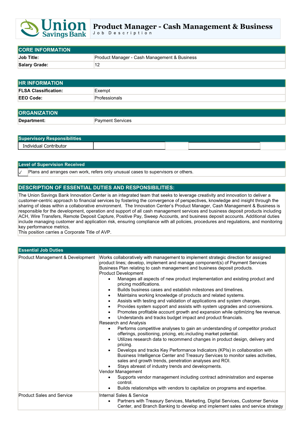 HRTMS Job Description Management