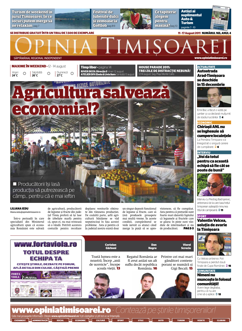 Agricultura Salvează Economia!?