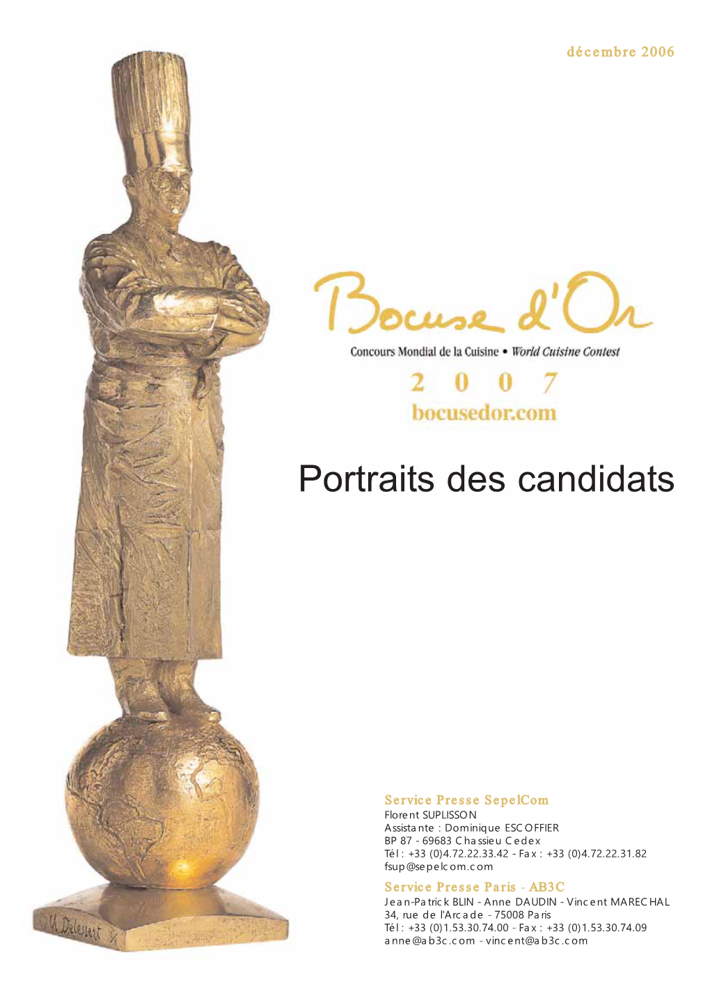 Portraits Des Candidats
