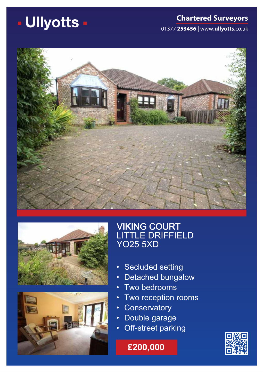 £200,000 Viking Court Little Driffield Yo25