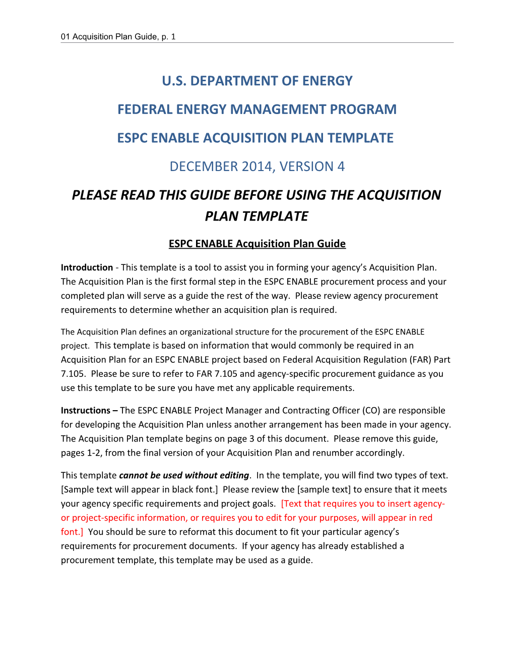 Federal Energy Management Program