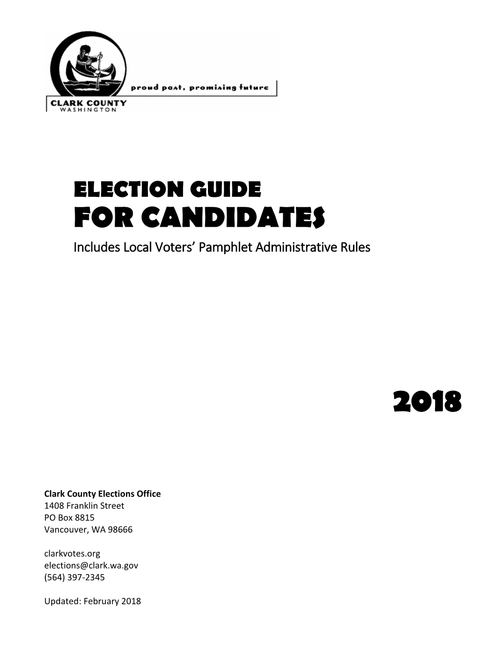 2018 Candidate Guide