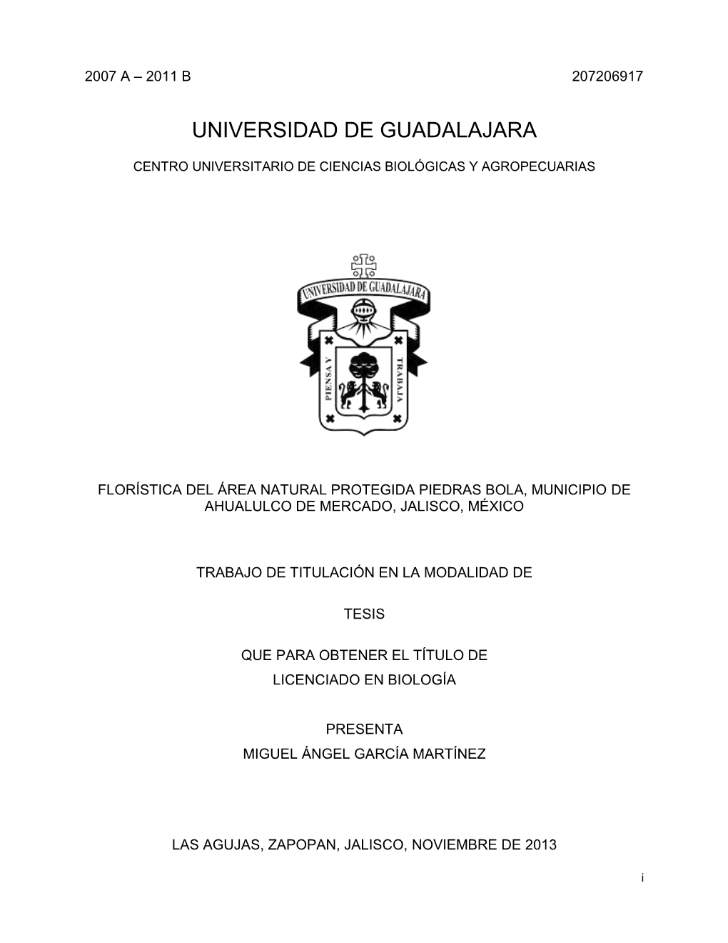 Universidad De Guadalajara