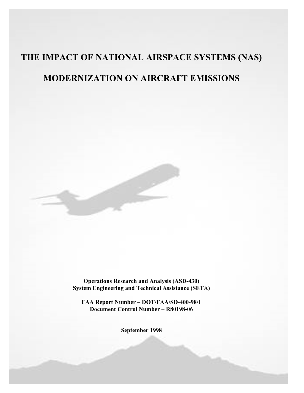 Modernization on Aircraft Emissions