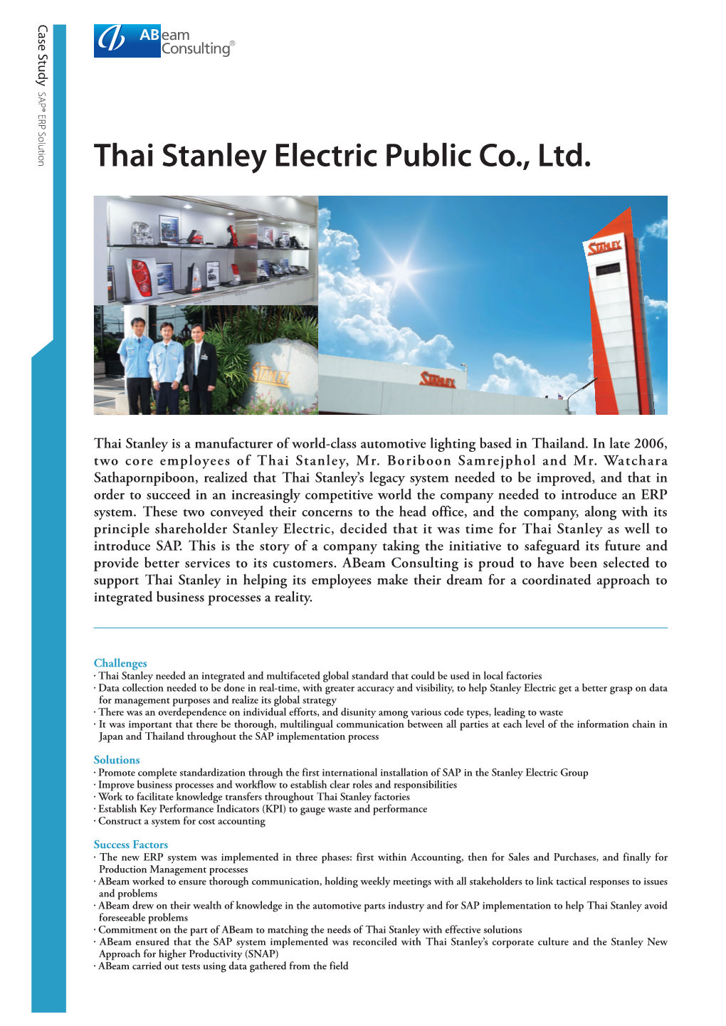 Thai Stanley Electric Public Co., Ltd