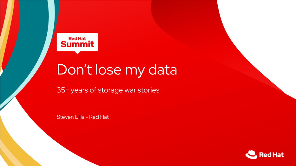 Storage War Stories