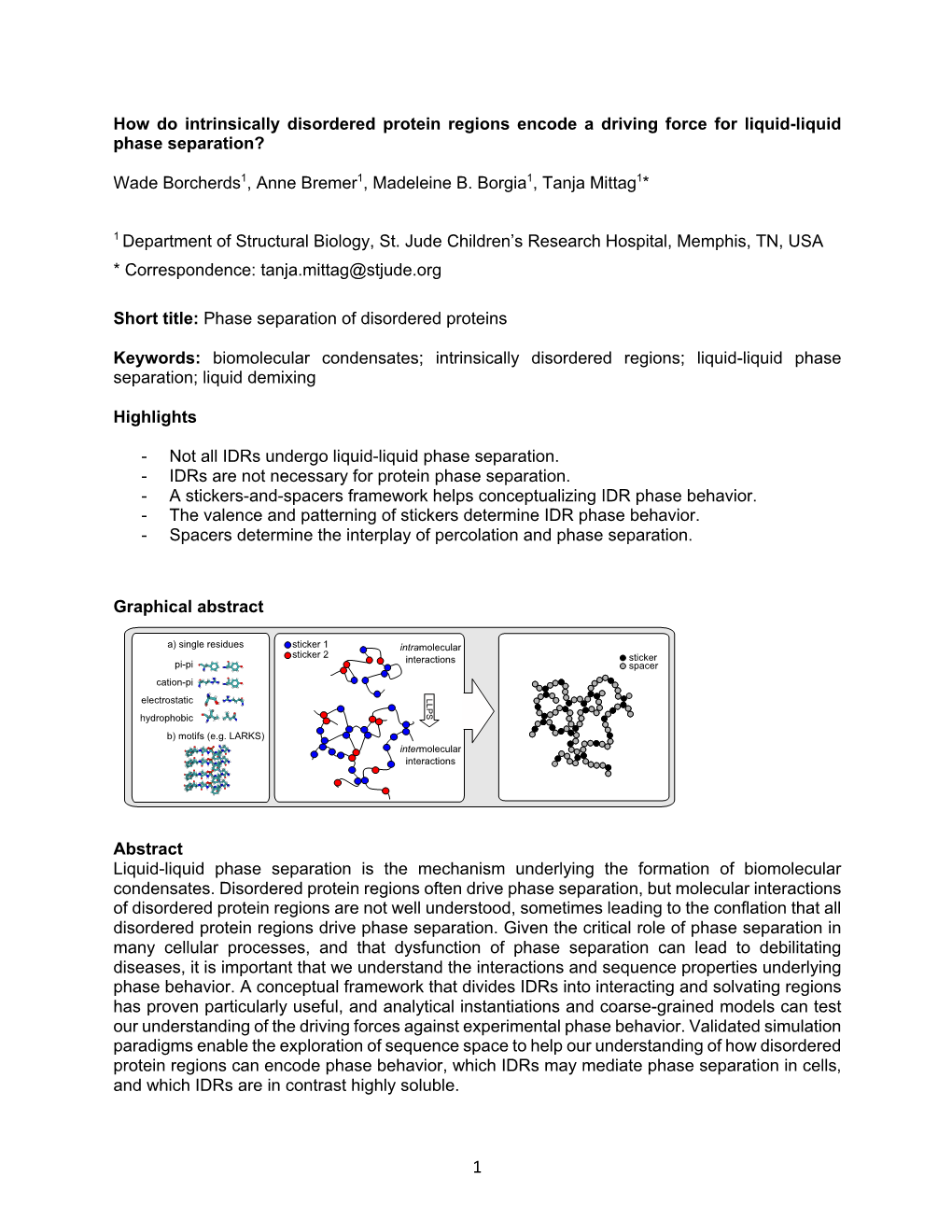 How Do Intrinsically Disordered Protein Regions Encode a Driving Force for Liquid-Liquid Phase Separation?