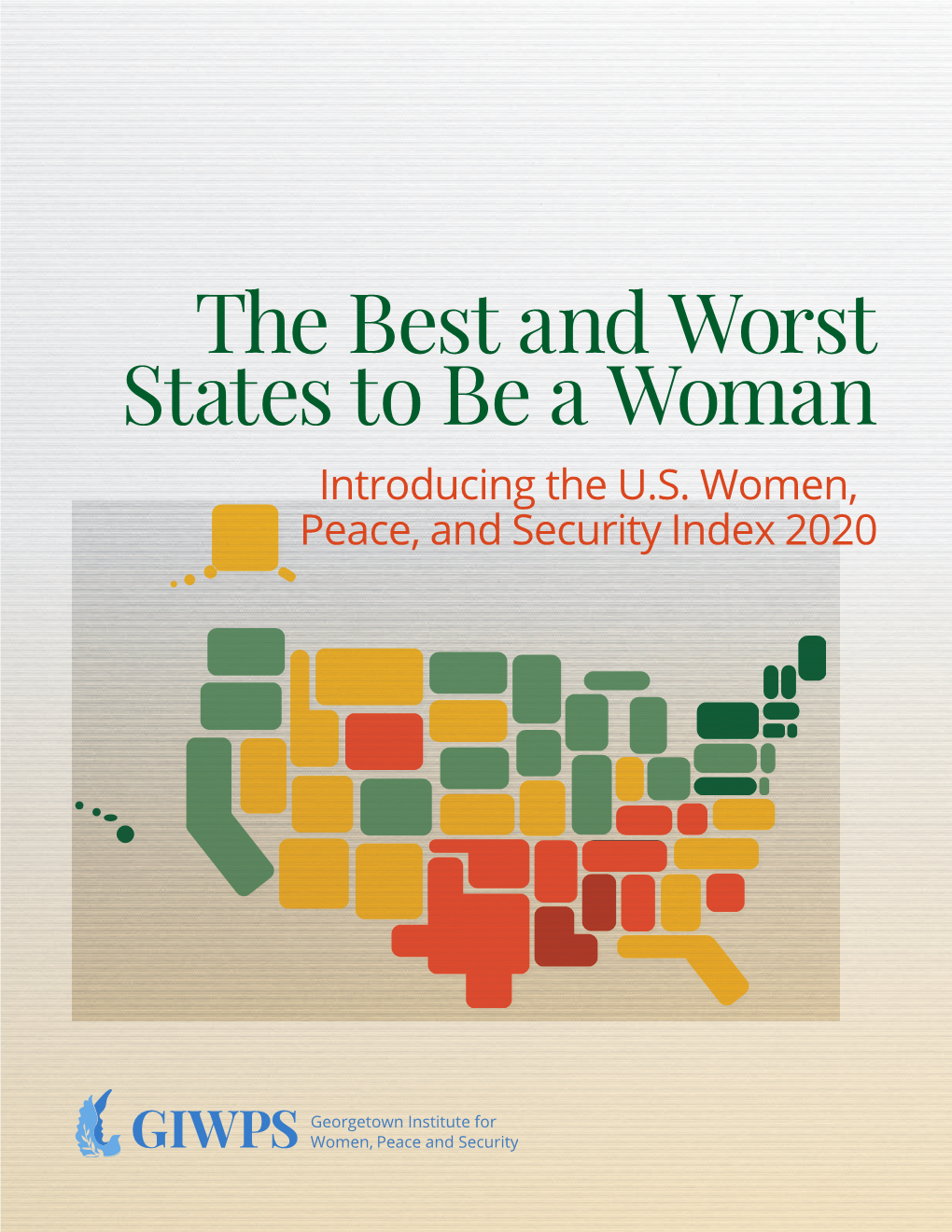 GIWPS: the Best and Worst States to Be a Woman in 2020