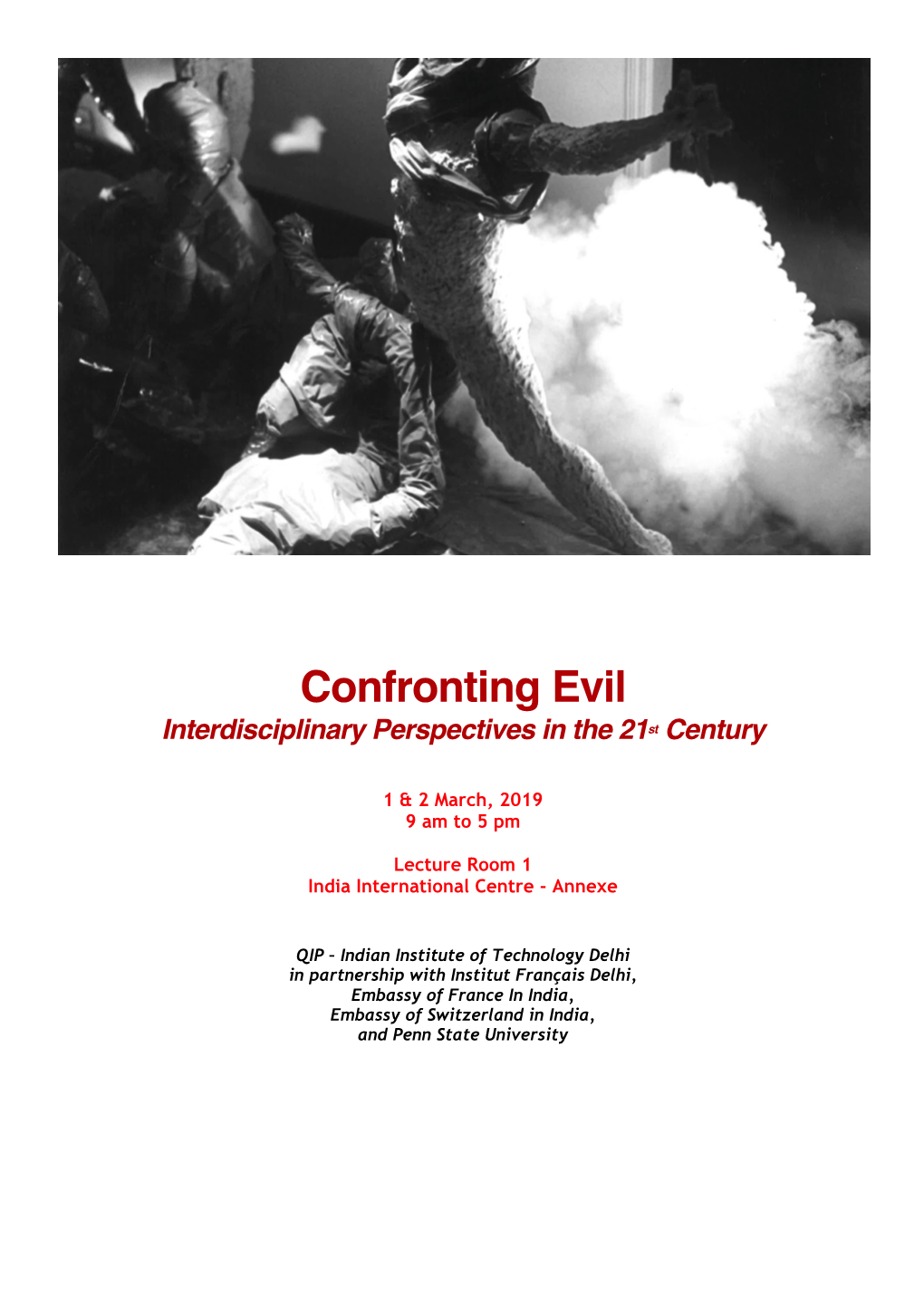 Confronting Evil Brochure