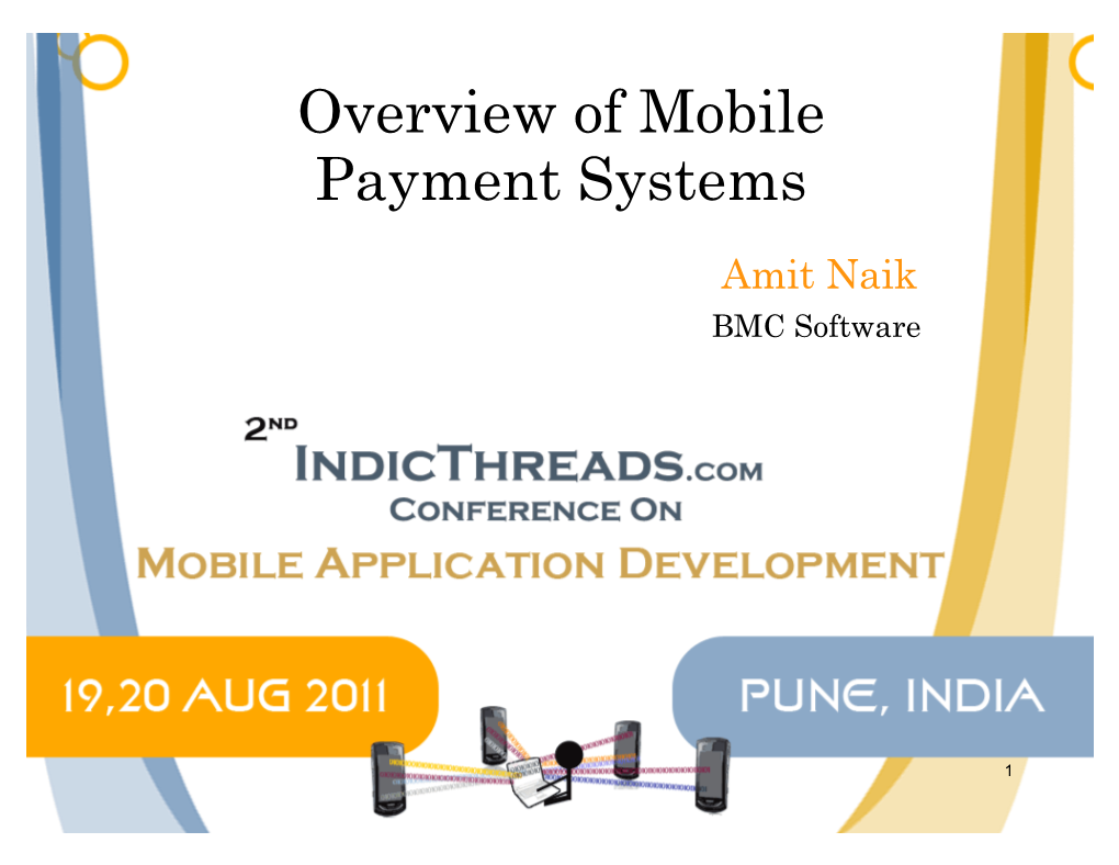 Overview of Mobile Payment Systems