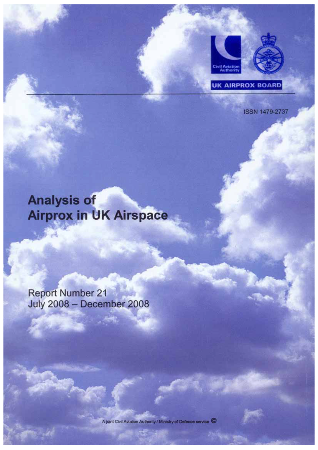 Analysis of Airprox in UK Airspace’