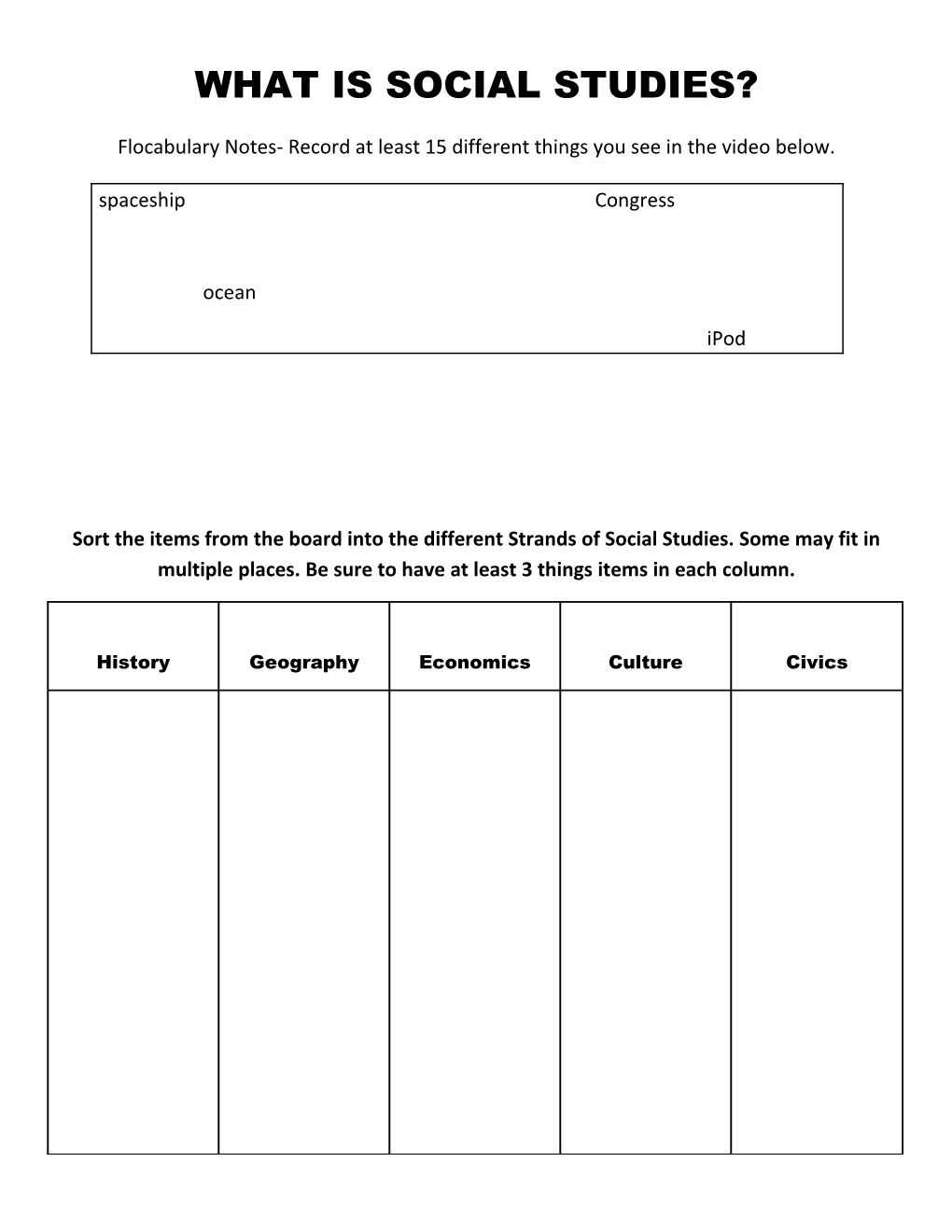 What Is Social Studies?