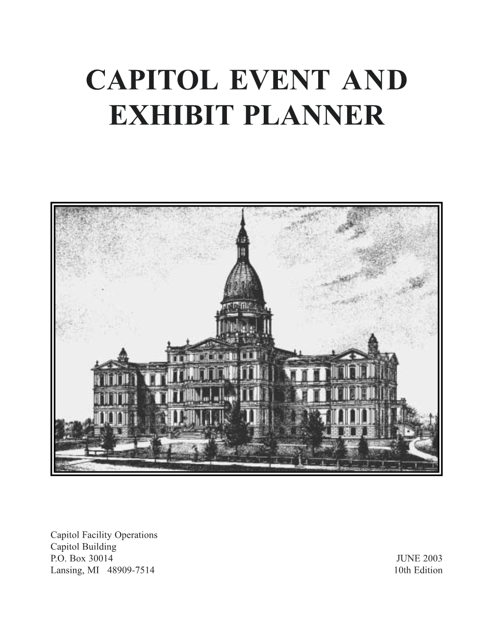 Capitol Event and Exhibit Planner