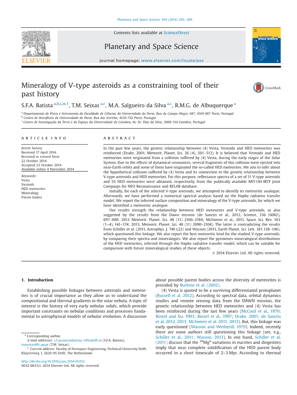 Mineralogy of V-Type Asteroids As a Constraining Tool of Their Past History