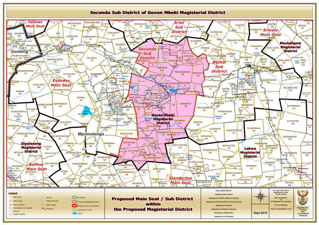 Mp Govan Mbeki Magisterial District Secunda Sub.Pdf