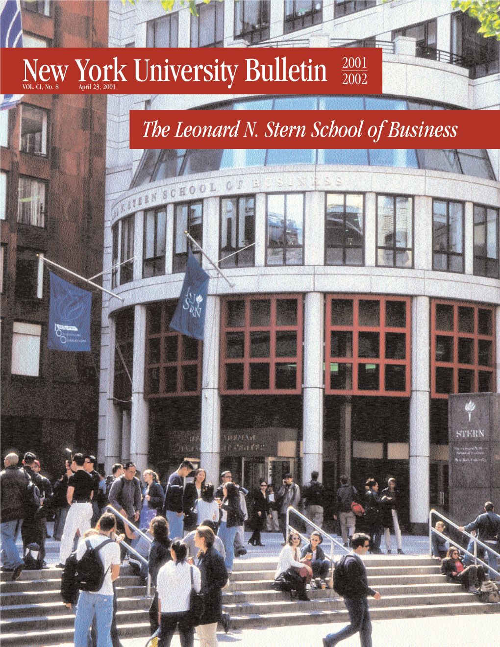 New York University Bulletin 2002 VOL