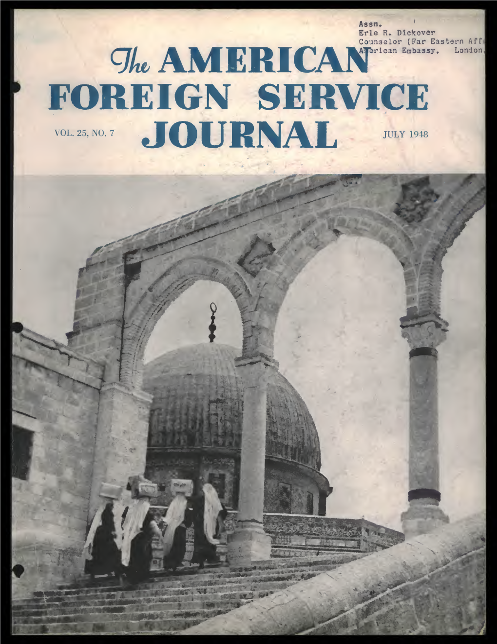 The Foreign Service Journal, July 1948