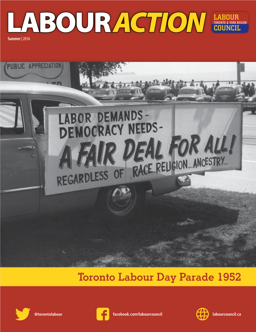 Toronto Labour Day Parade 1952