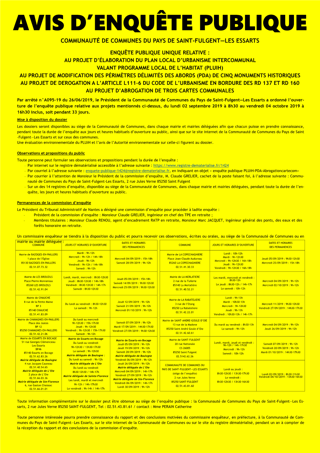 Communauté De Communes Du Pays De Saint-Fulgent—Les Essarts