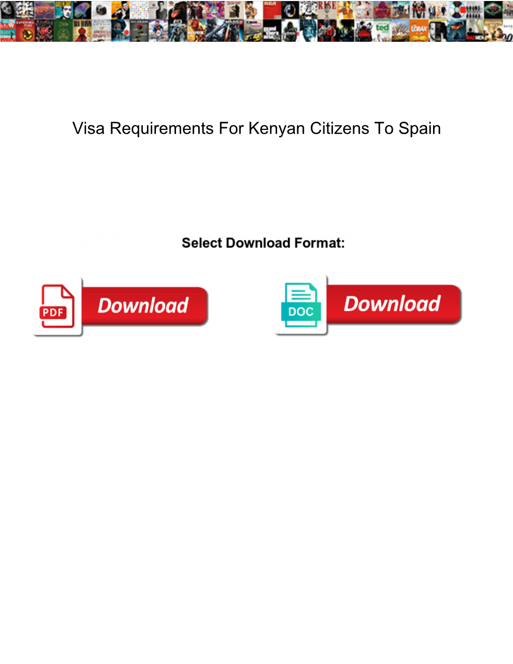 Visa Requirements for Kenyan Citizens to Spain