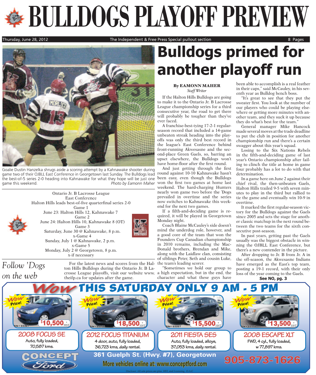 Bulldogs Playoff Preview