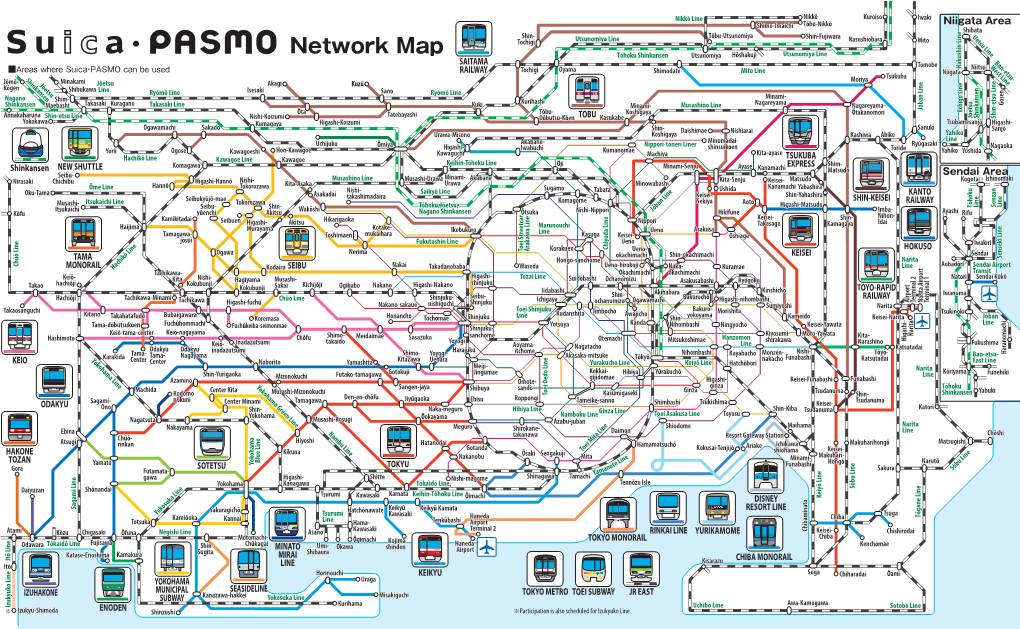 Suica/PASMO Network