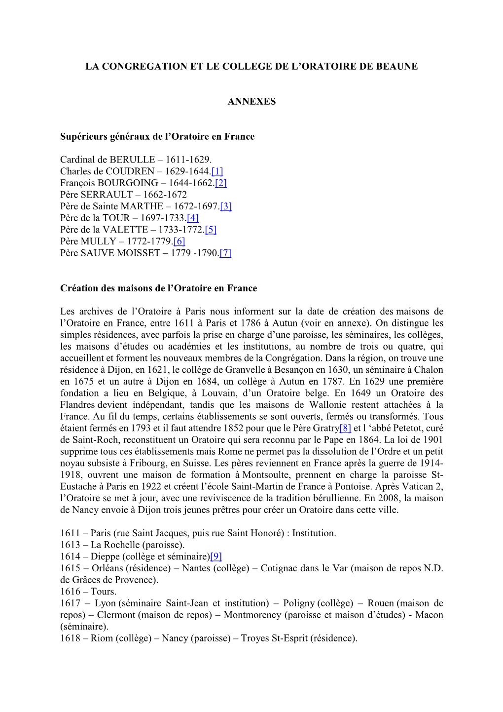 Oratoriens Eurent La Charge Du Séminaire De Nevers De 1687 À 1709