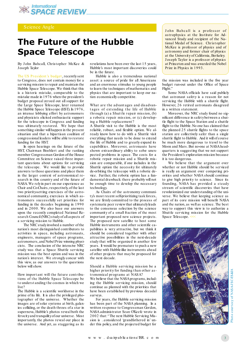 The Future of the Hubble Space Telescope