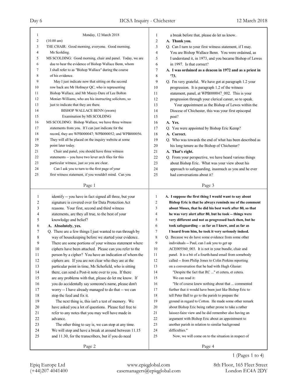 12 March 2018 Anglican Public Hearing Transcript