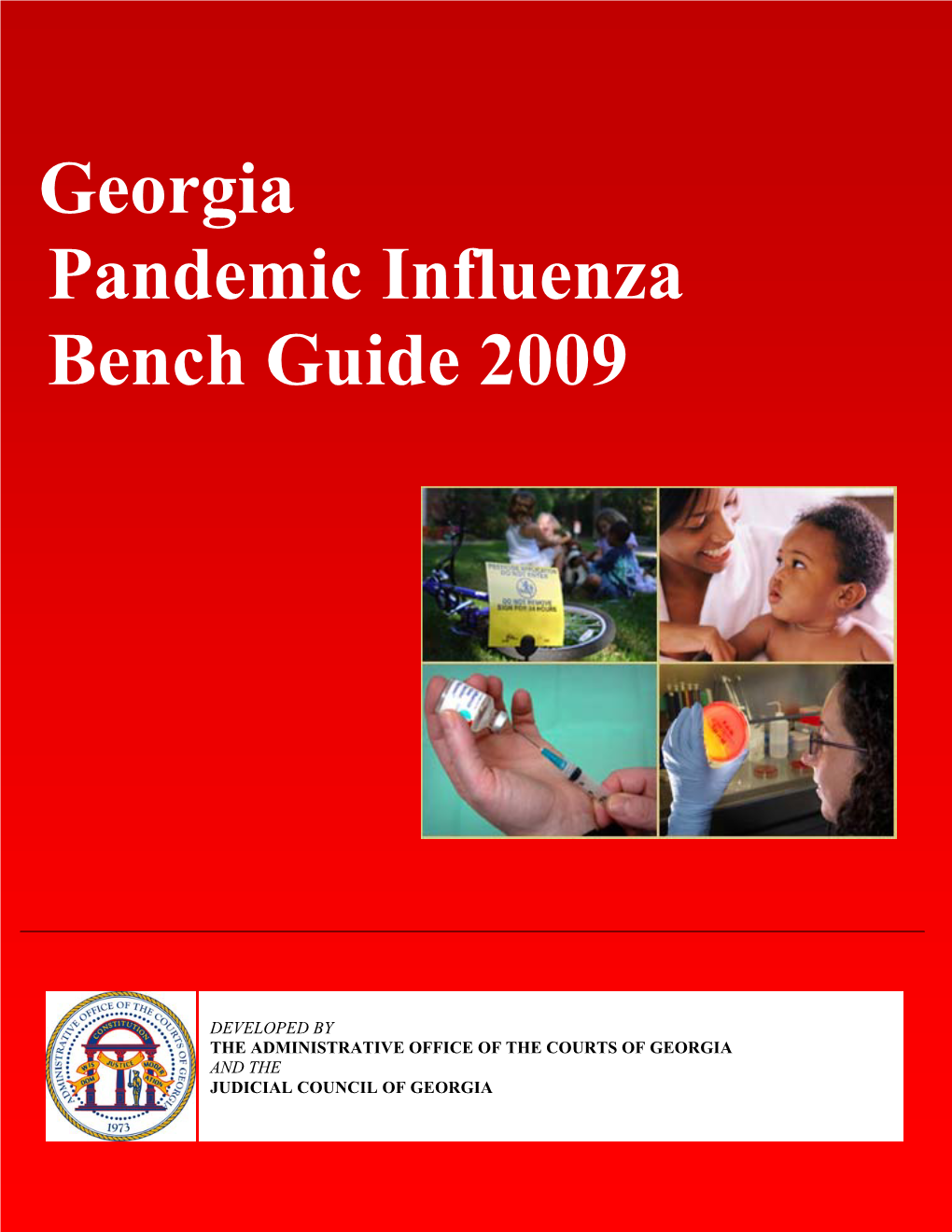 Georgia Pandemic Influenza Bench Guide 2009