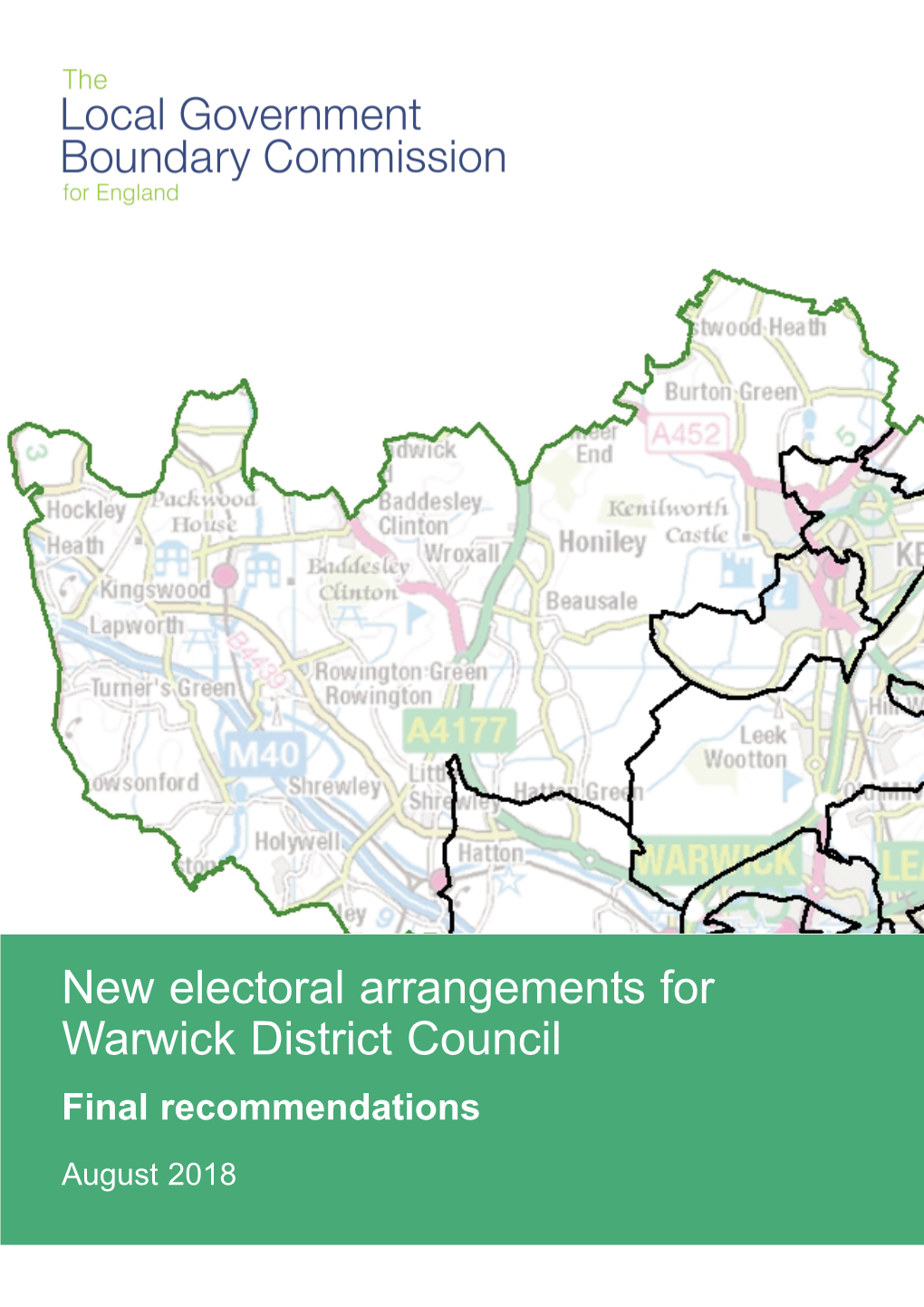 New Electoral Arrangements for Warwick District Council