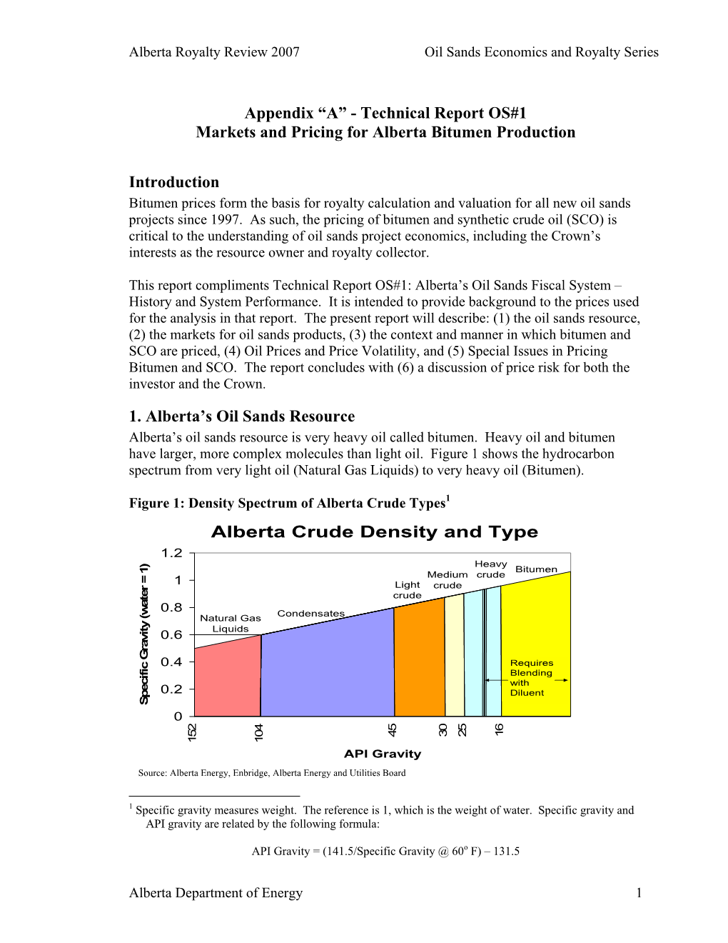 Bitumen Price Review for the Period 2000-2006, the Results Show an Average Blended Bitumen to WTI Ratio of 70% and a Median Value of 73%