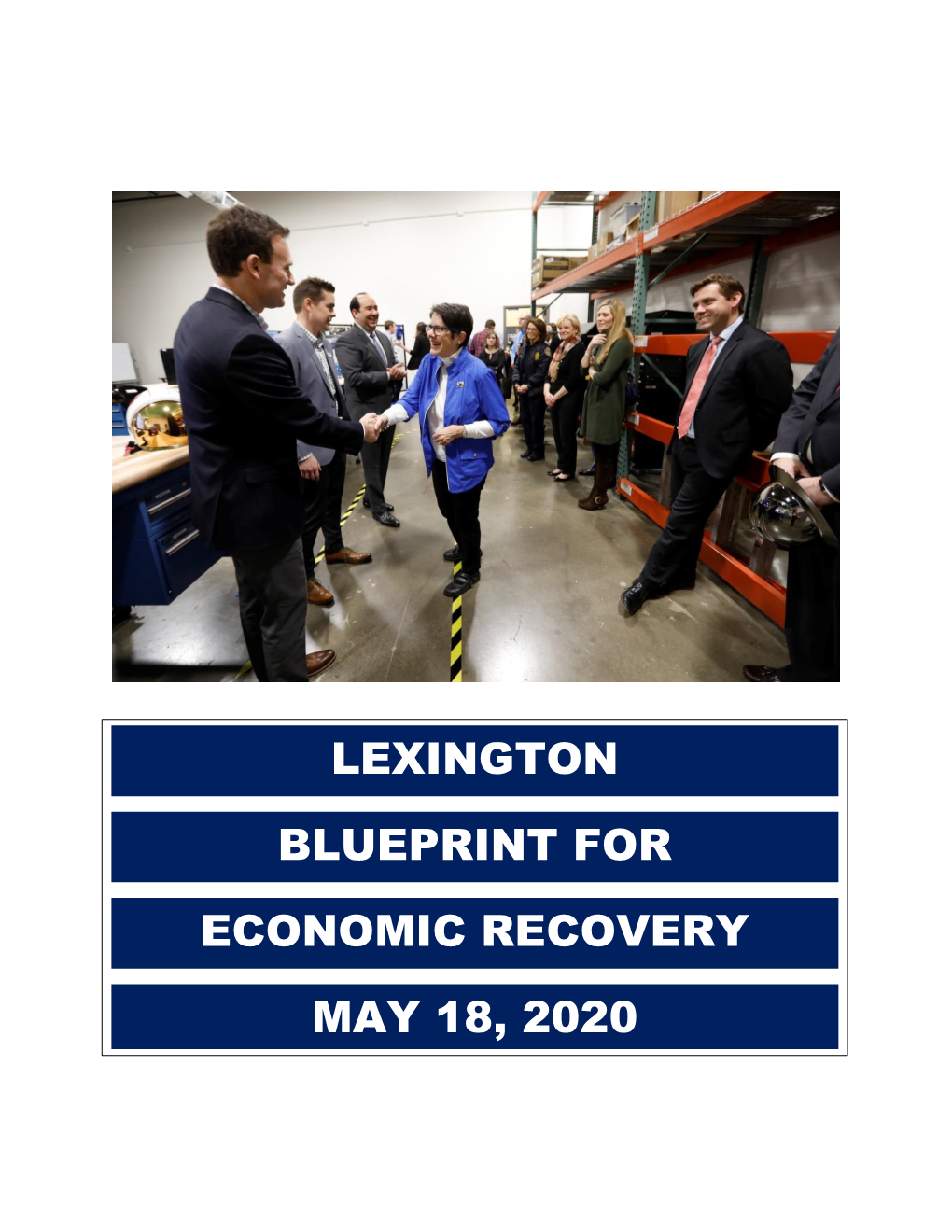Lexington Blueprint for Economic Recovery May 18, 2020