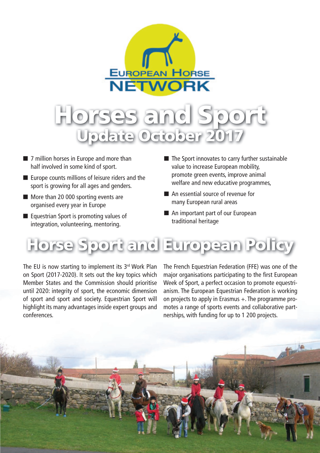 Horses and Sport Update October 2017
