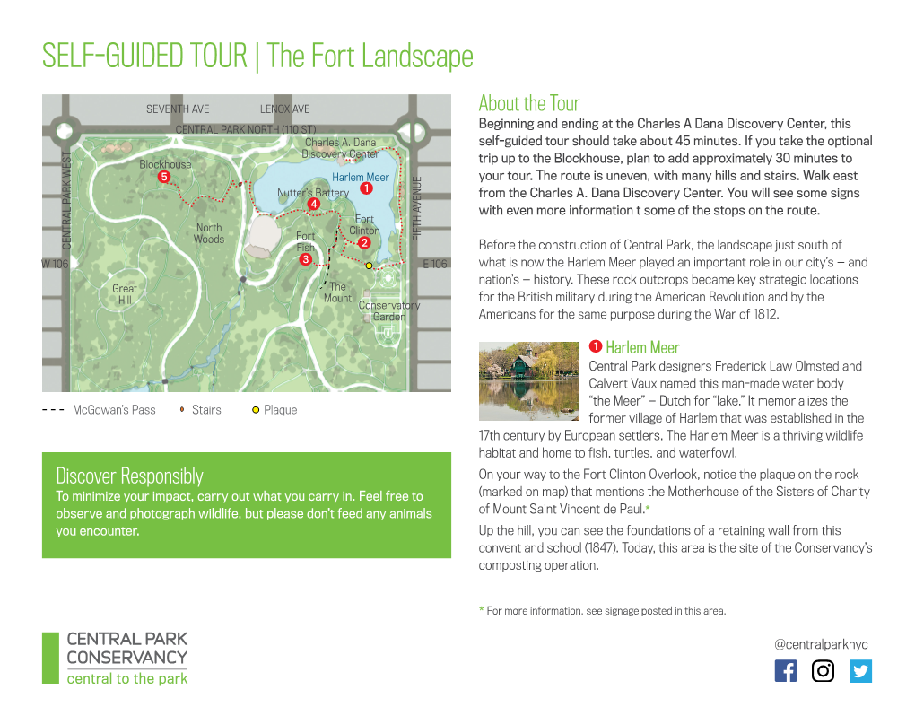 SELF-GUIDED TOUR | the Fort Landscape