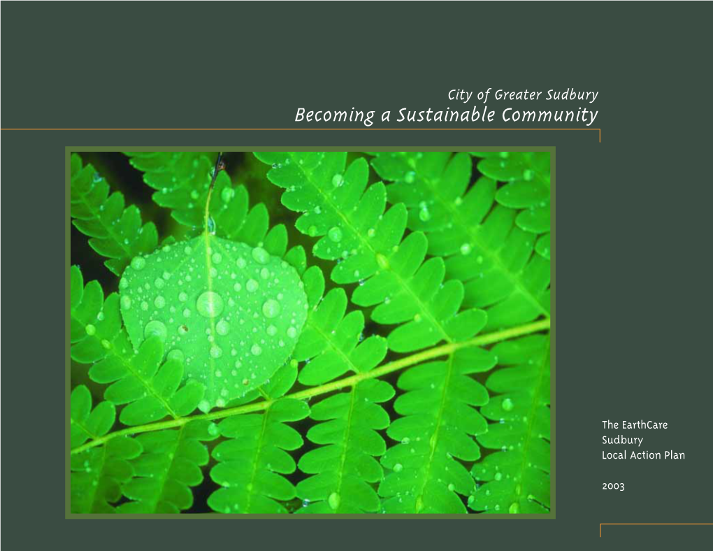 Becoming a Sustainable Community