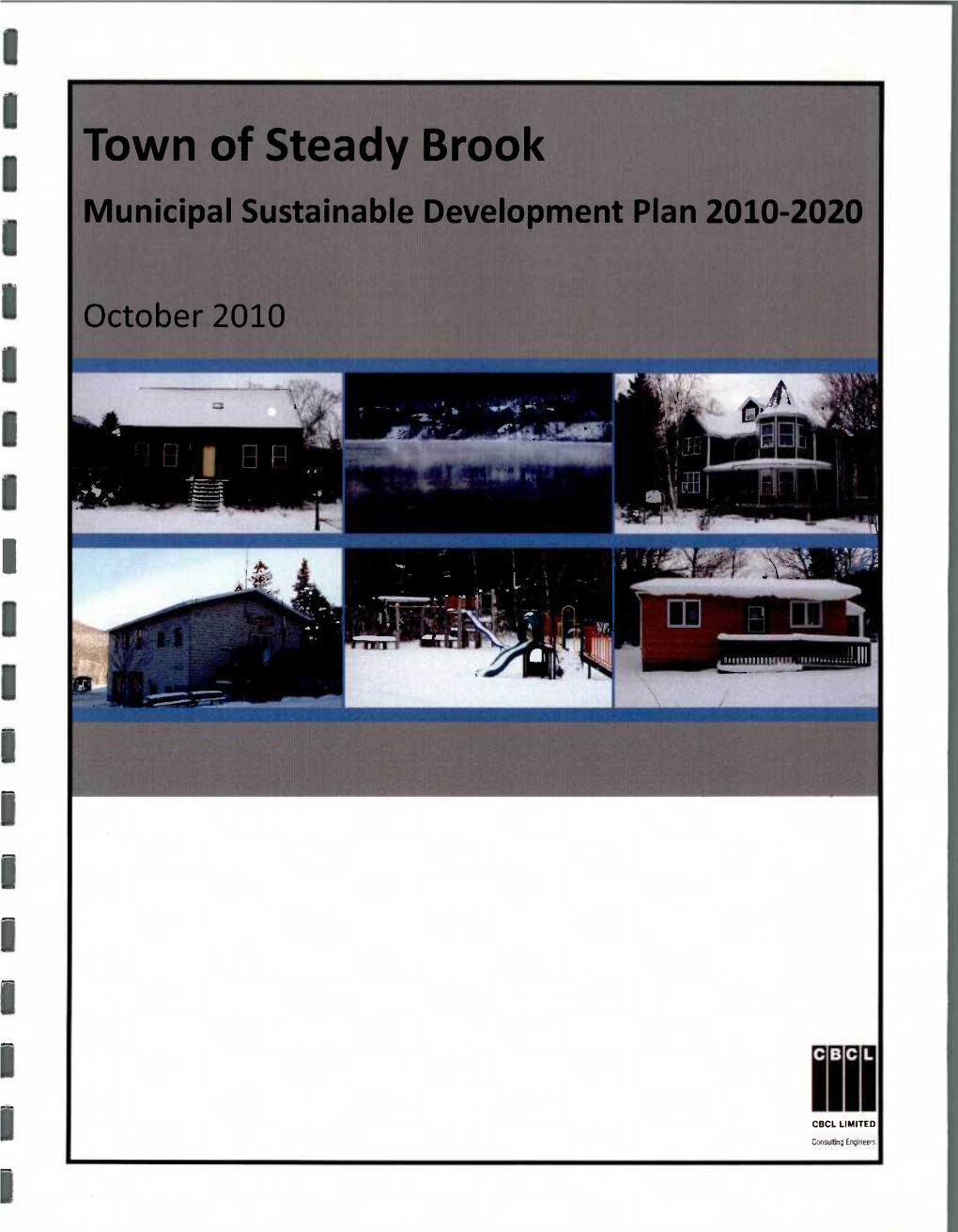 Town of Steady Brook Municipal Sustainable Development Plan 2010-2020