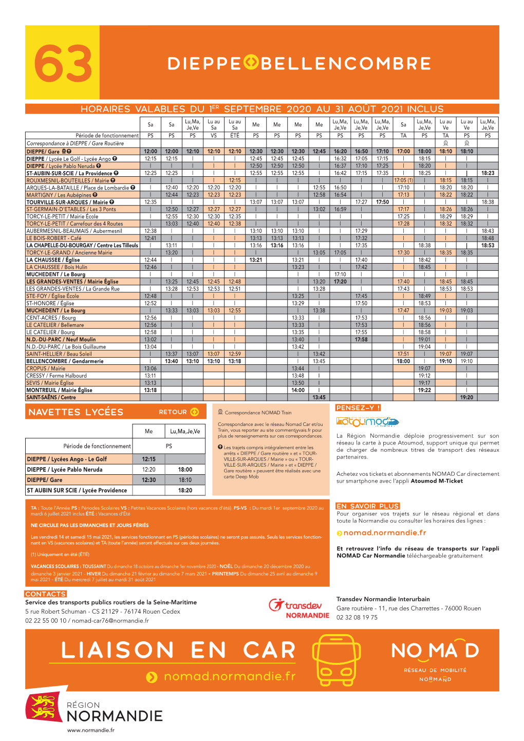 Ligne 63 Bellencombre Dieppe.Pdf