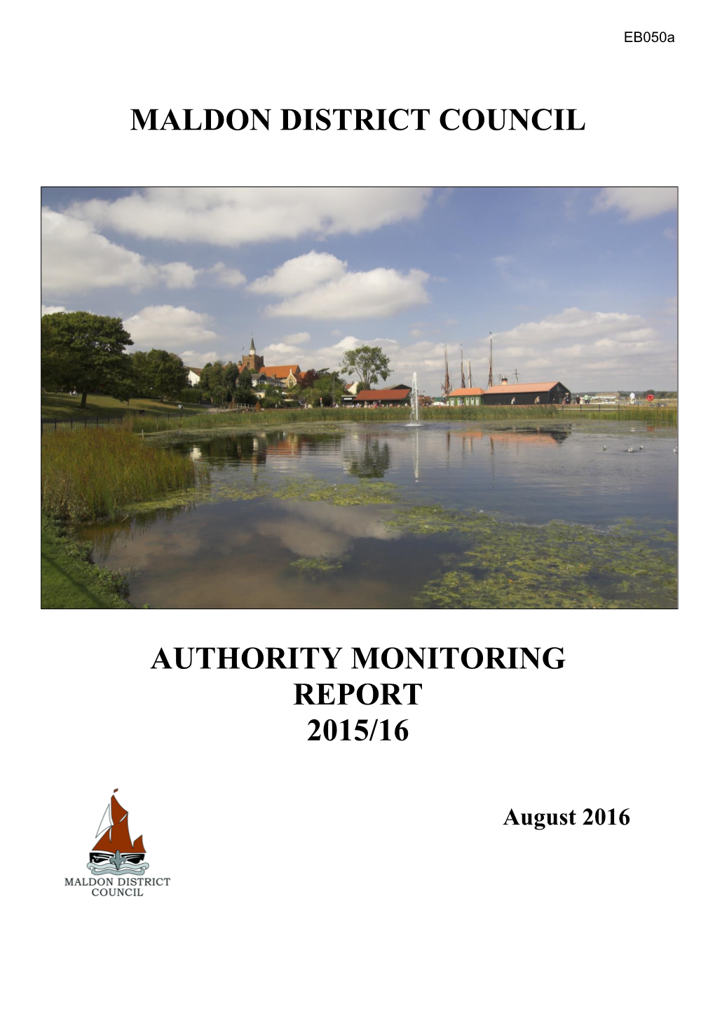 Maldon District Council Authority Monitoring Report 2015/16